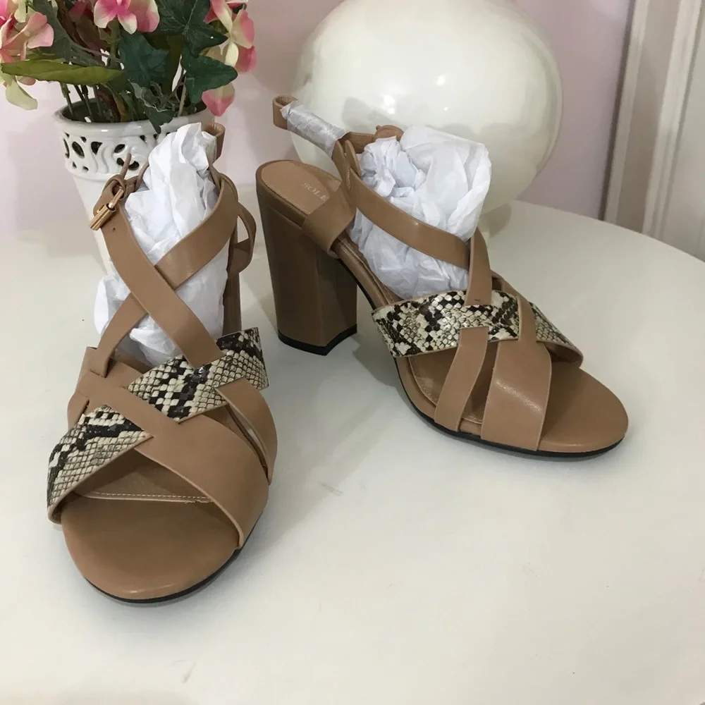 Ashley stewart strappy sandals